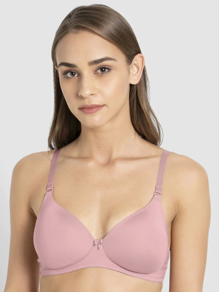 Fragrant Lily JOCKEY Women's Wirefree Padded Full Coverage Multiway T-Shirt Bra