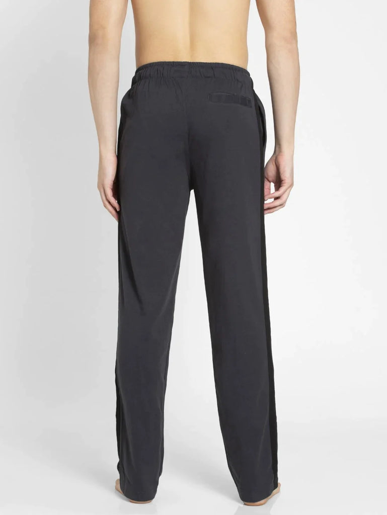 Graphite & Black Straight Fit JOCKEY Men's Trackpants.