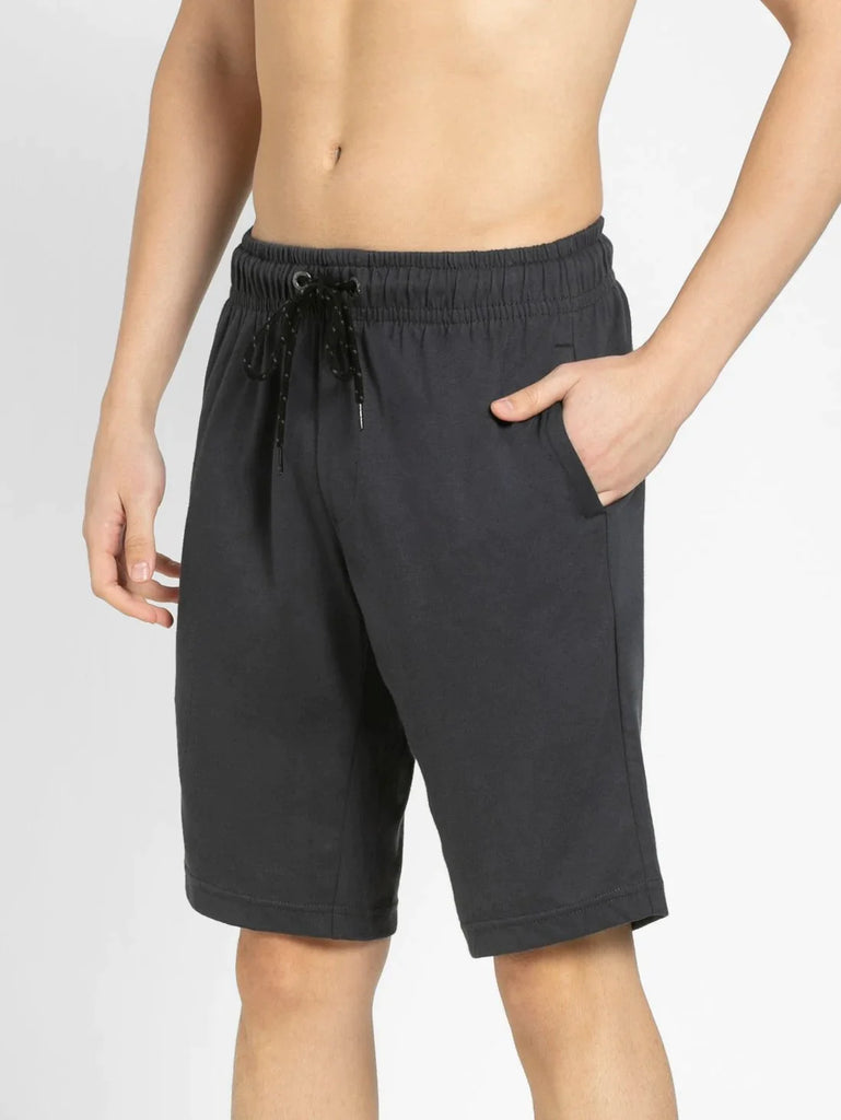 Graphite JOCKEY Men's Straight Fit Printed Shorts