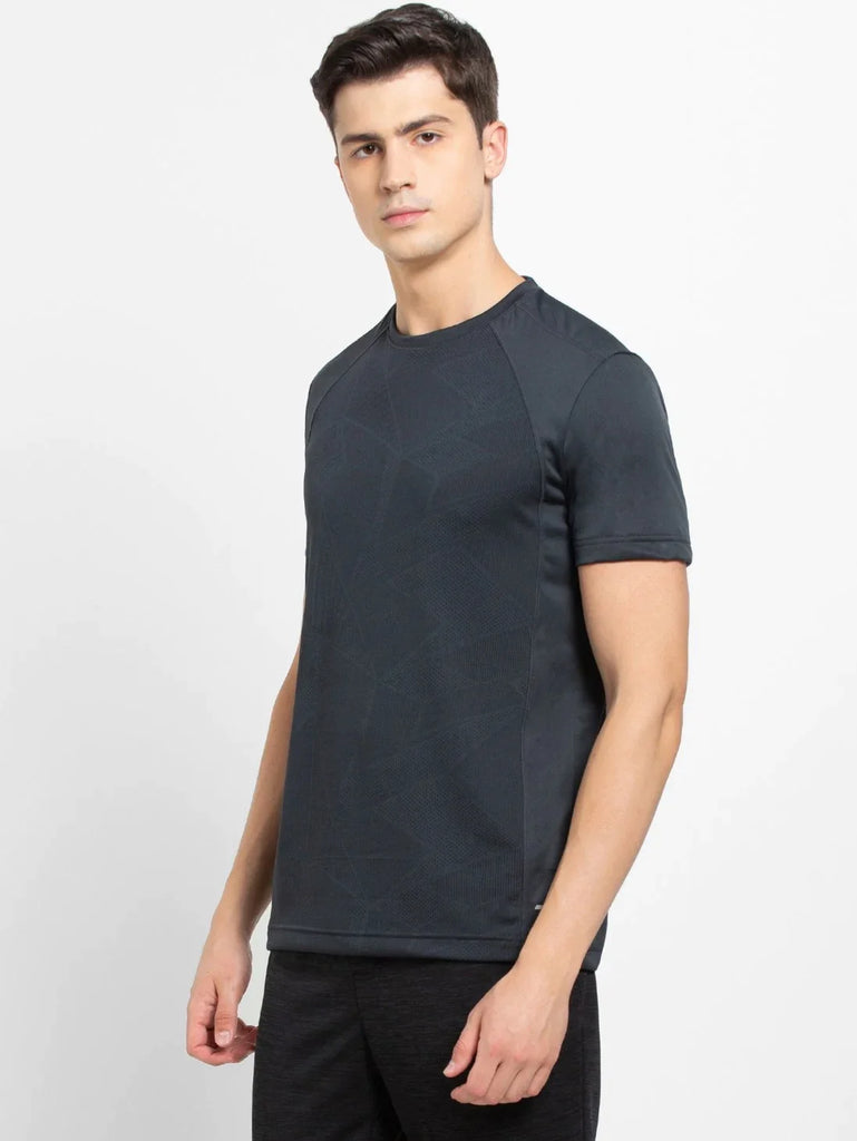 Graphite JOCKEY Men's Round Neck Half Sleeve T-Shirt