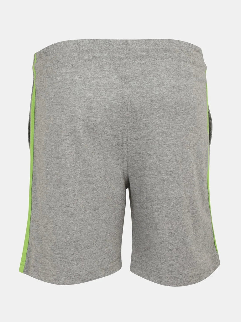 Grey Melange JOCKEY Boy's Super Combed Cotton Printed Shorts