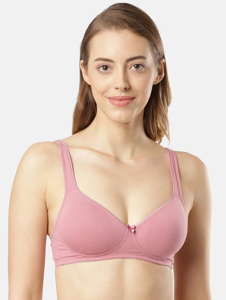 Heather Rose JOCKEY Women's Wirefree Padded Full Coverage T-Shirt Bra 