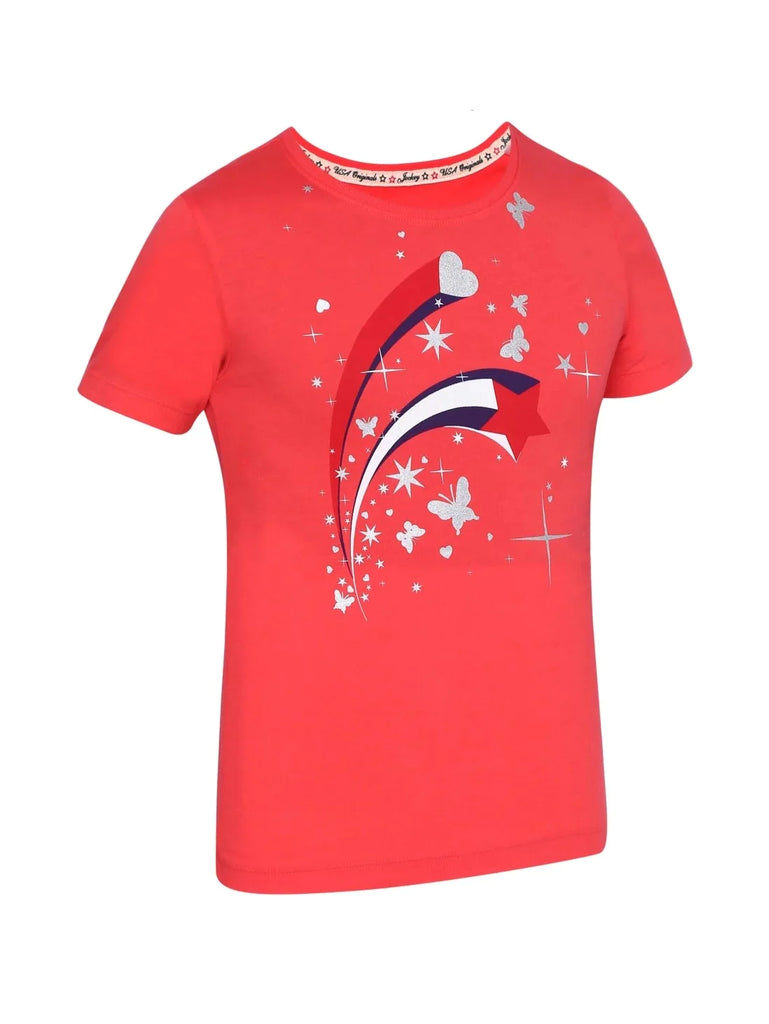 Hibiscus JOCKEY Girl's Short Sleeve T-Shirt