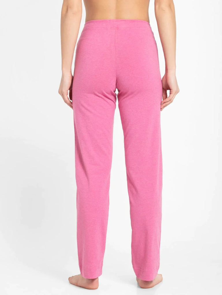 Ibis Rose Melange Slim Fit JOCKEY Women's Trackpants 