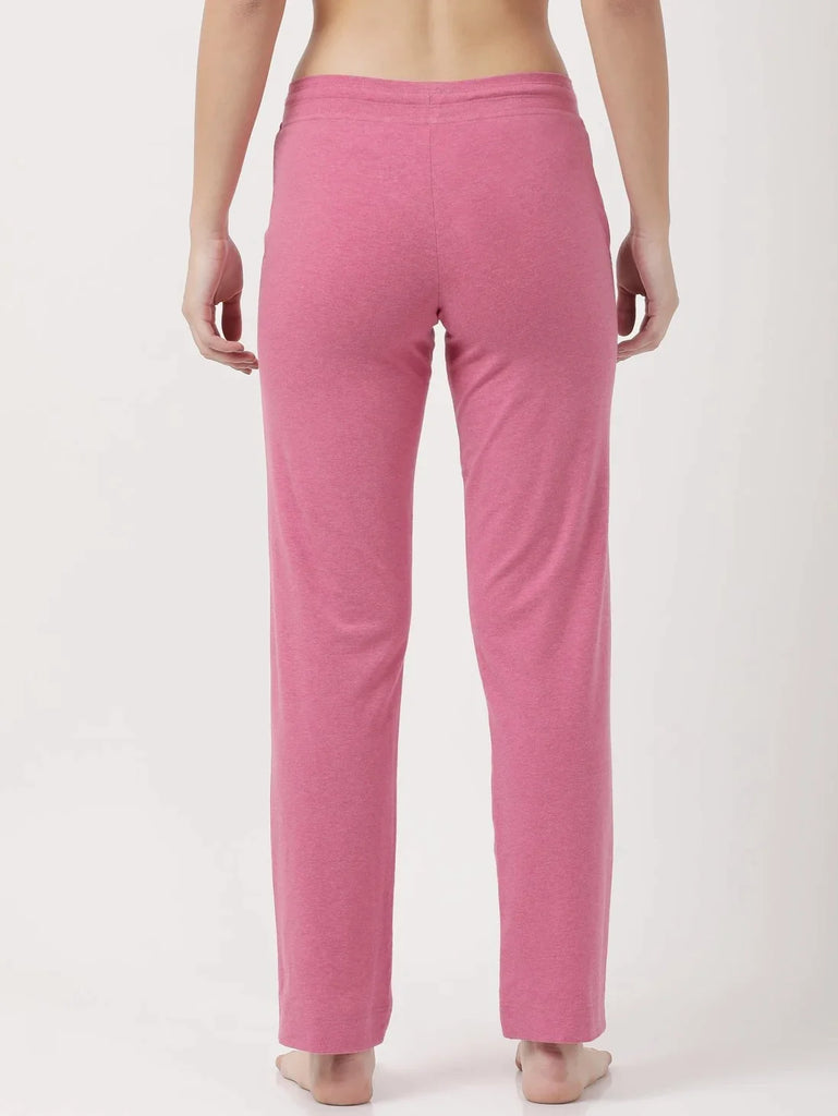 Ibis Rose Melange Relaxed Fit JOCKEY Women's Trackpants 