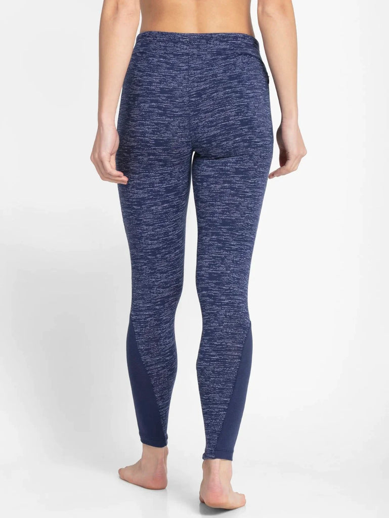 Imperial Blue Marl JOCKEY Women's Yoga Pants.