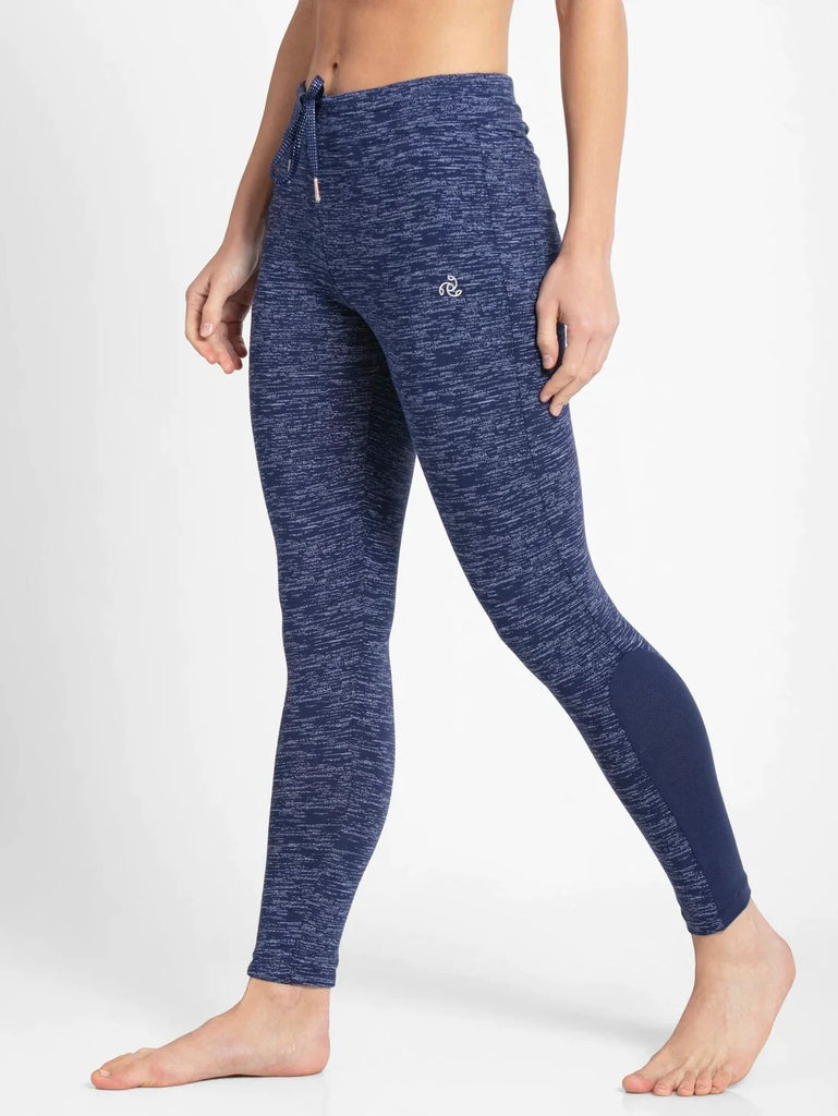 Imperial Blue Marl JOCKEY Women's Yoga Pants.