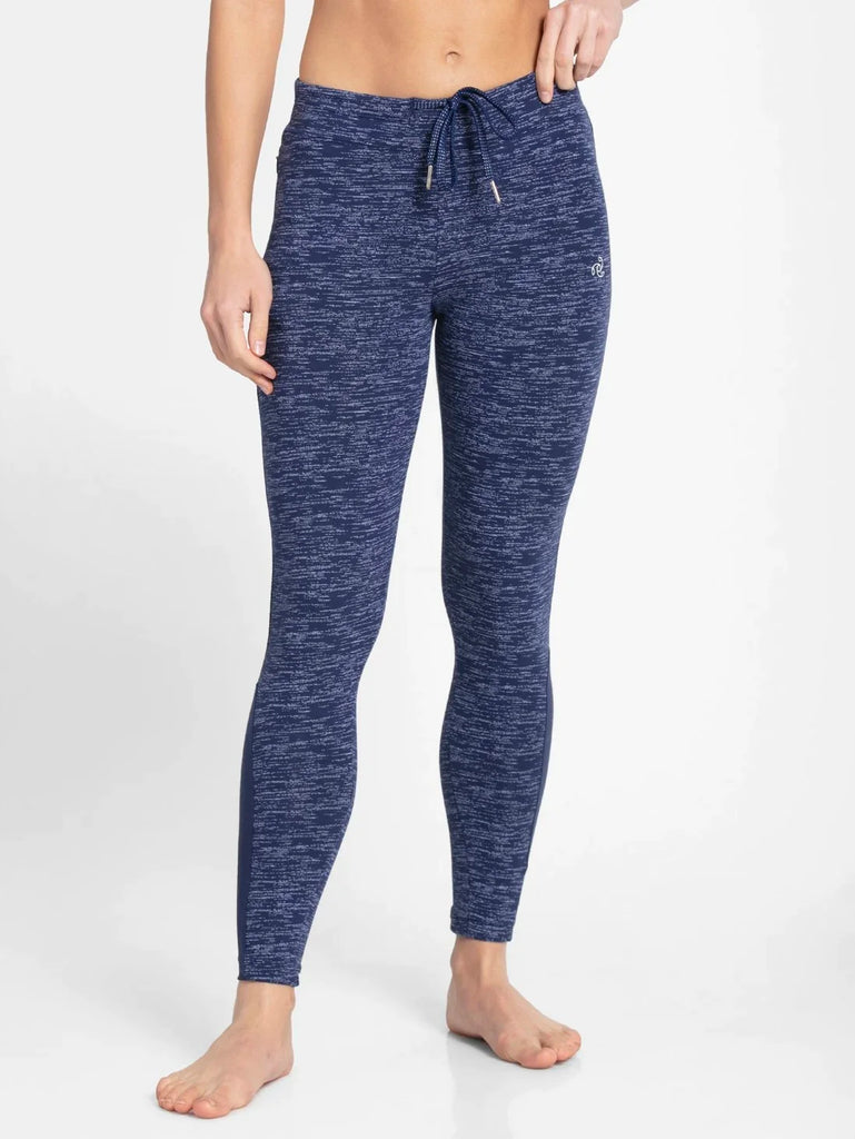 Imperial Blue Marl JOCKEY Women's Yoga Pants.