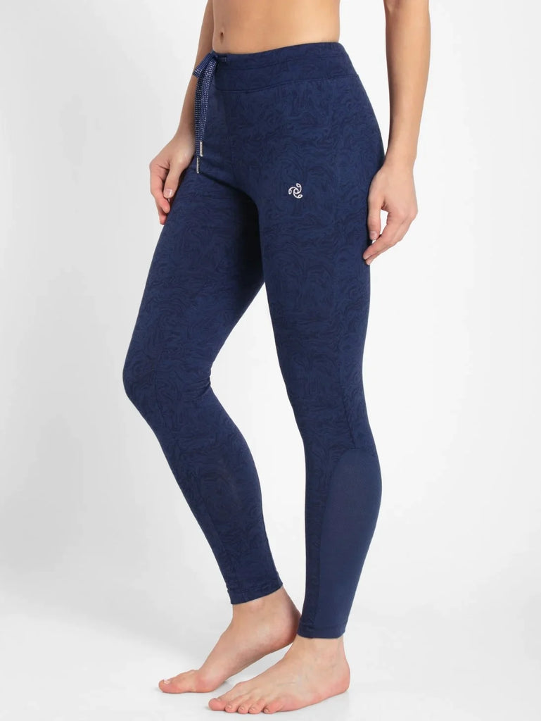 Jockey Women's Super Combed Cotton Elastane Stretch Printed Yoga Pants –  Online Shopping site in India