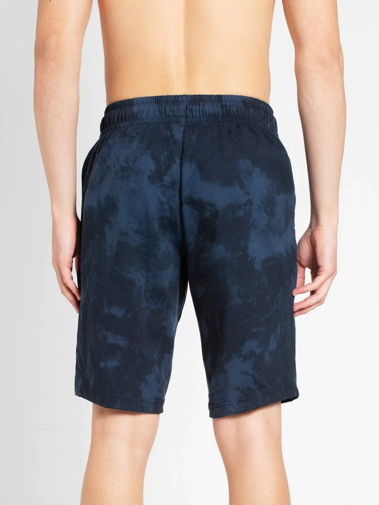 Ingna Blue Print JOCKEY Men's Straight Fit Printed Shorts