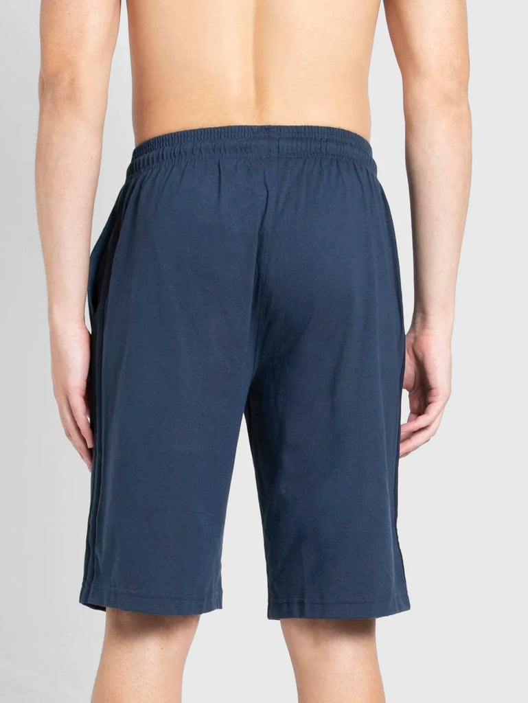 Insignia Blue & Navy JOCKEY Men's Regular Fit Solid Shorts