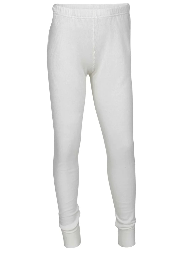 Off White JOCKEY Unisex Kid's Super Combed Cotton Thermal Long John