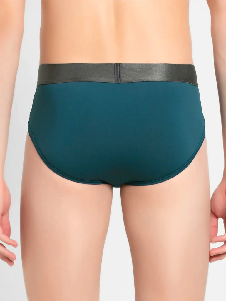 Leging Blue Jockey Solid Brief For Men