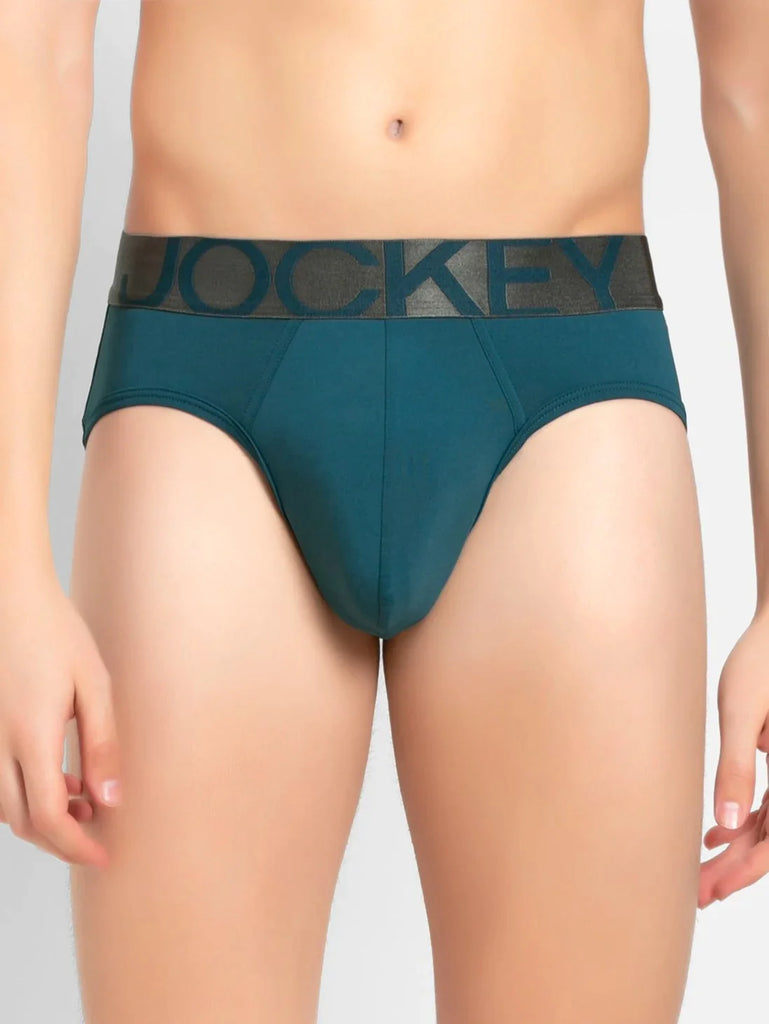 Leging Blue Jockey Solid Brief For Men