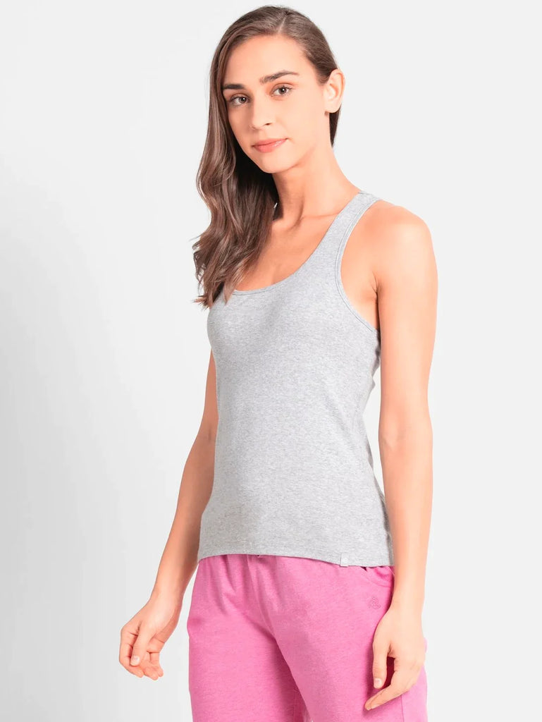 Light Grey Melange JOCKEY Women's Tank Top