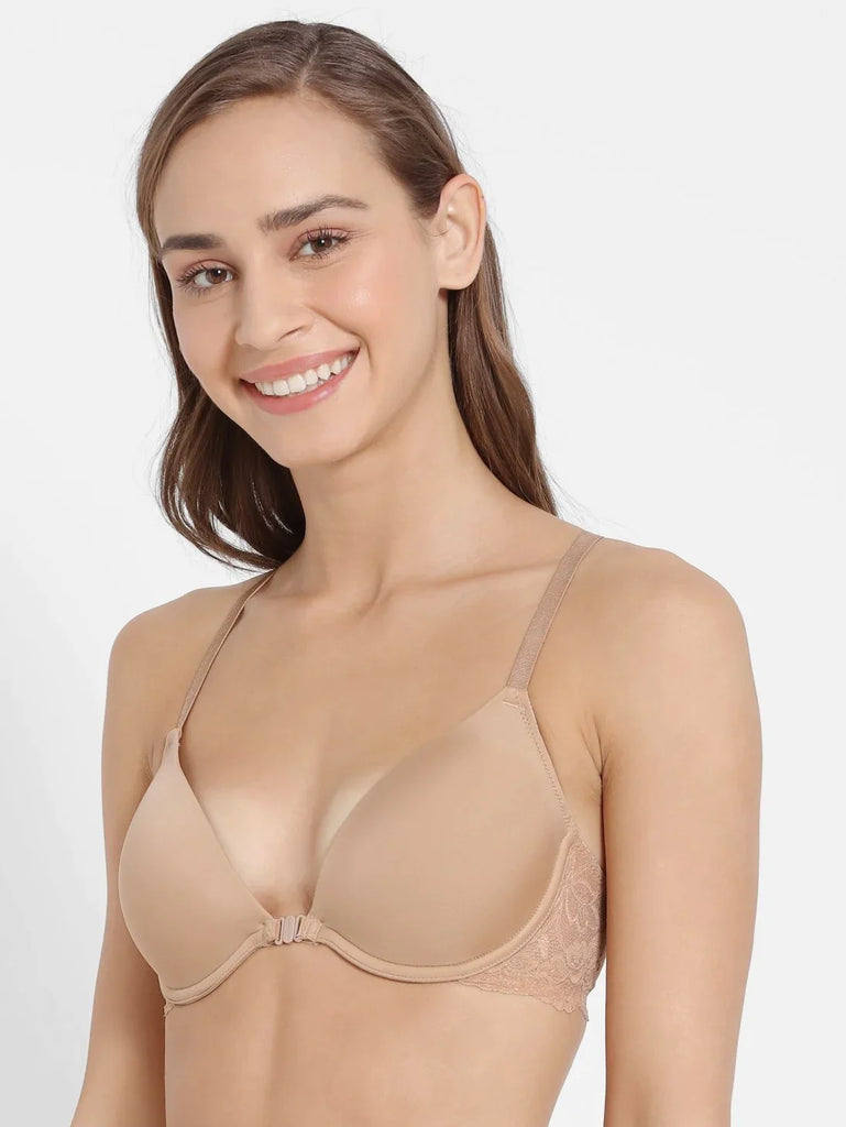 Light Skin JOCKEY Women's Under-Wired Padded Full Coverage T-Shirt Bra