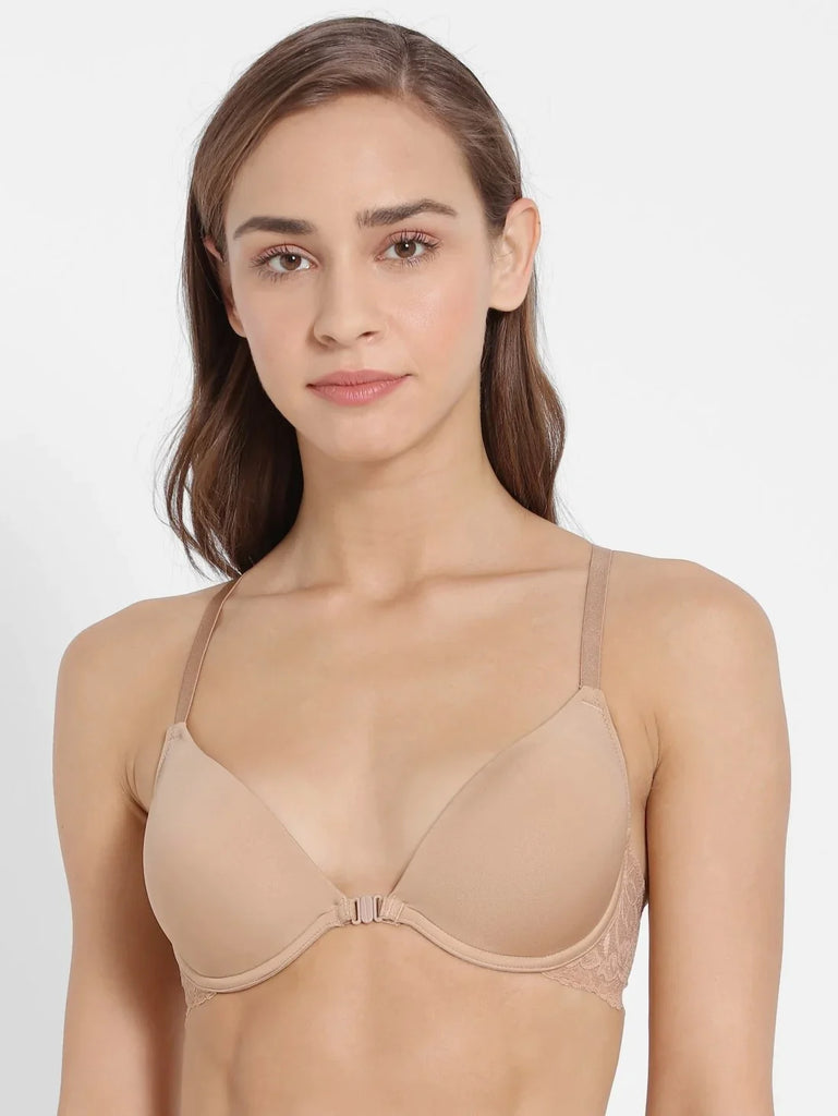 Light Skin JOCKEY Women's Under-Wired Padded Full Coverage T-Shirt Bra