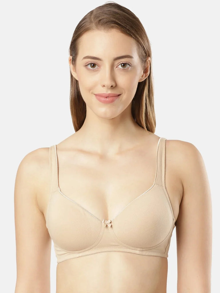 Light Skin JOCKEY Women's Wirefree Padded Full Coverage T-Shirt Bra 