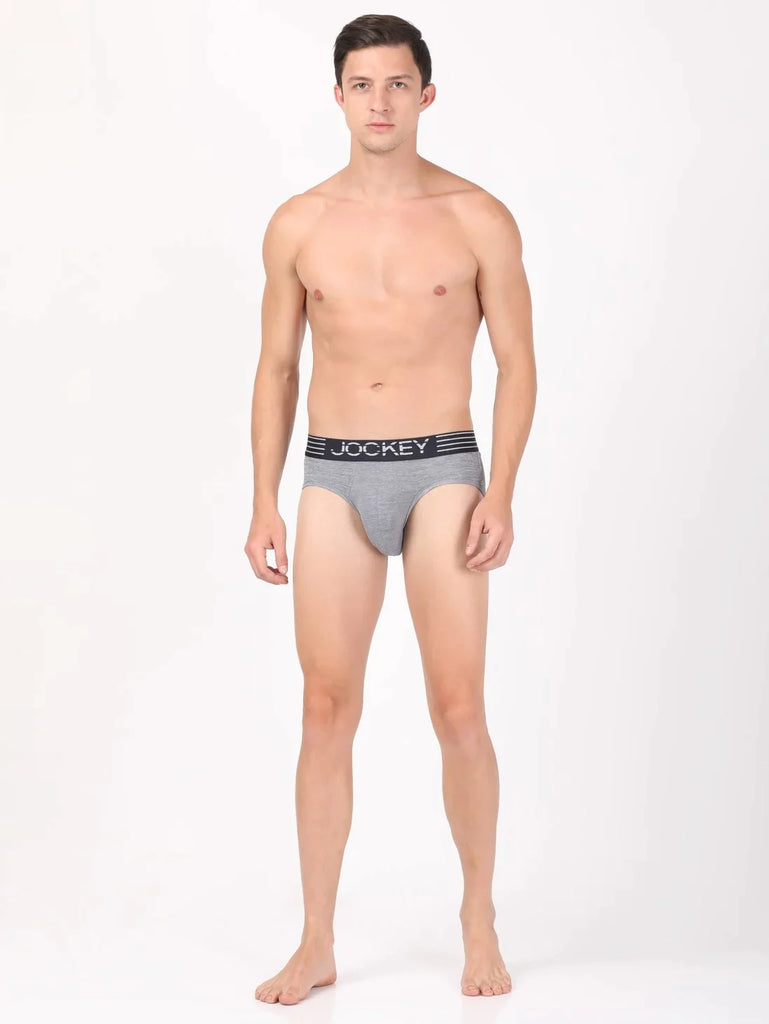 Mid Grey  Jockey Brief Underwear