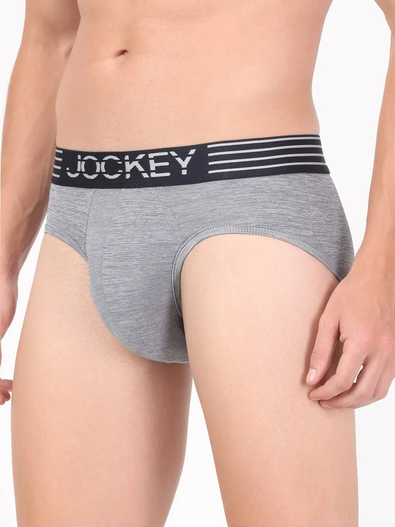 Mid Grey Jockey Brief Underwear