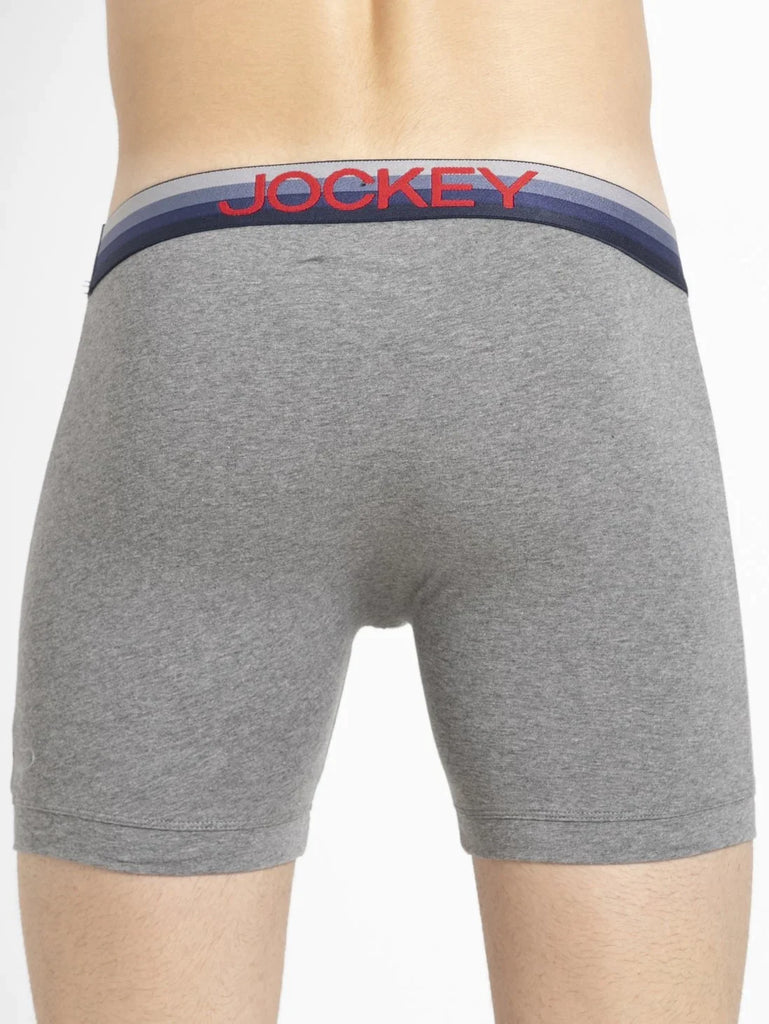 Mid Grey Melange Jockey Brief Underwear