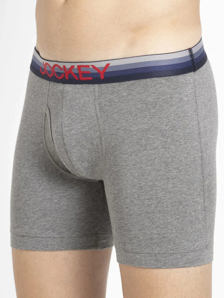 Mid Grey Melange Jockey Brief Underwear