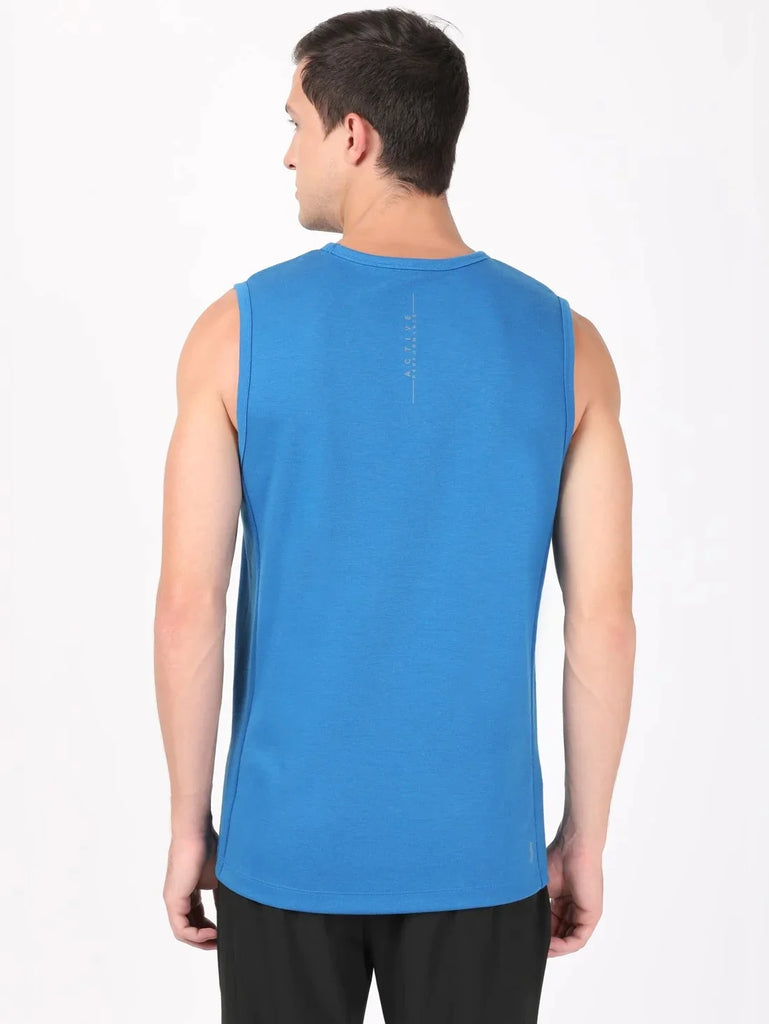 Move Blue JOCKEY Men's Round Neck Half Sleeve T-Shirt