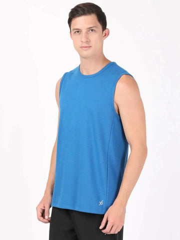 JOCKEY Men's Super Combed Cotton Blend Breathable Mesh Sleeveless Muscle  Tee with Stay Fresh Treatment #MV13 INEZY