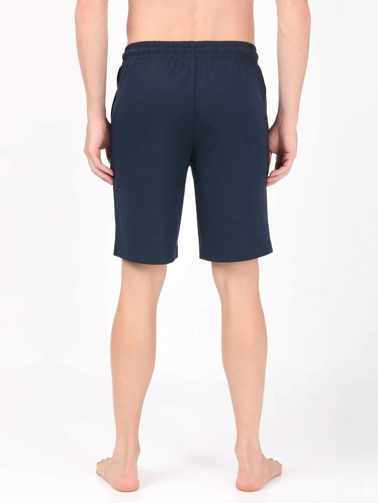 Navy & Steller JOCKEY Men's Straight Fit Solid Shorts