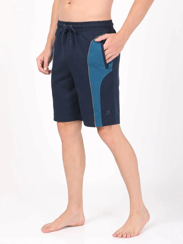 Navy & Steller JOCKEY Men's Straight Fit Solid Shorts