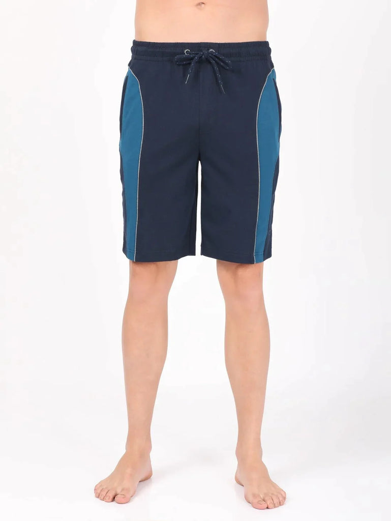 Navy & Steller JOCKEY Men's Straight Fit Solid Shorts