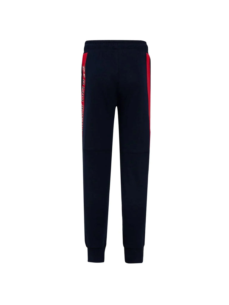 Navy & Team Red Jockey Boy's Super Combed Cotton Rich Graphic Printed Joggers 