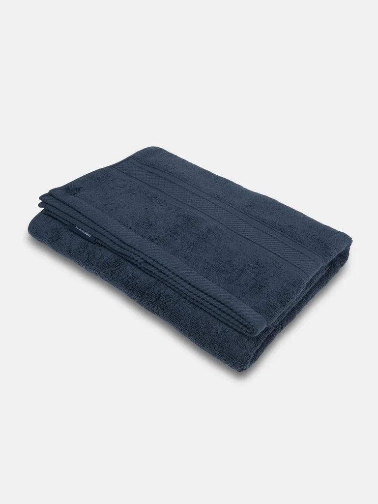 Cotton Terry Ultrasoft and Durable Solid Bath Towel Navy