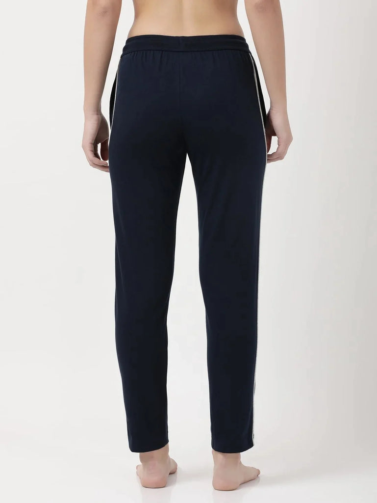 Navy Blazer Super Combed Cotton Relaxed Fit JOCKEY Women's Trackpants