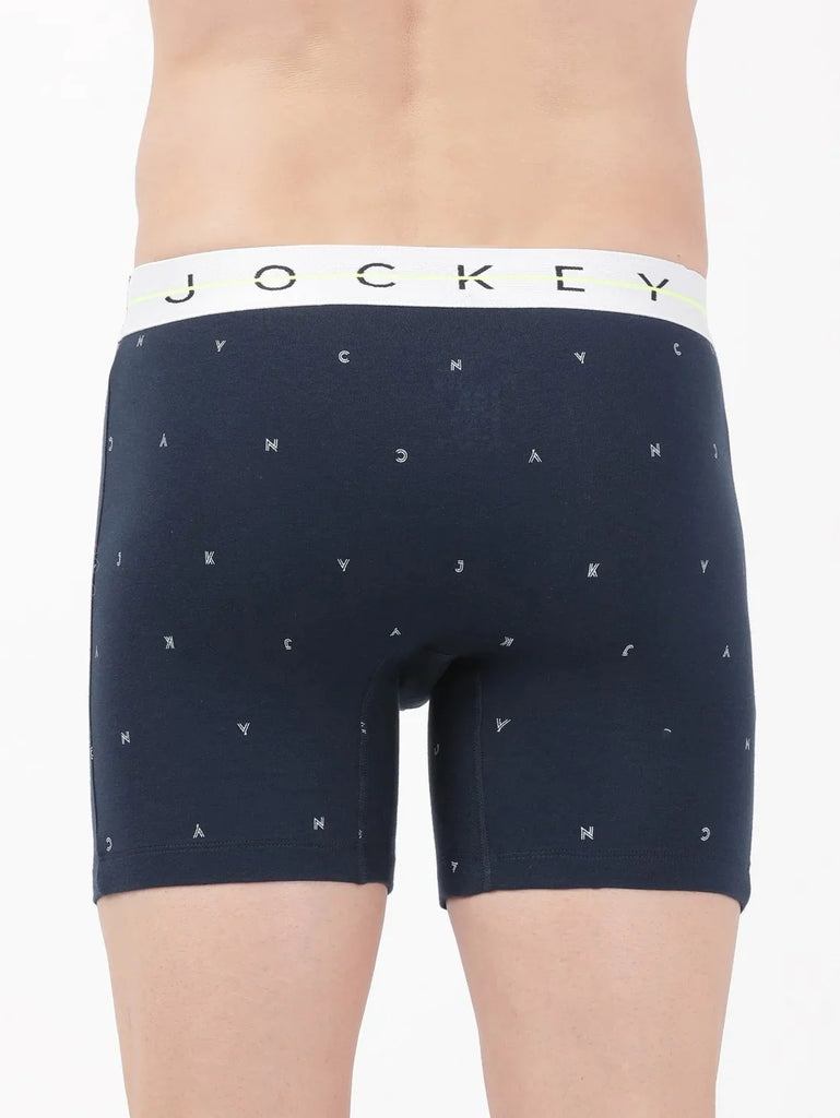 Navy 3 Jockey Boxer Brief Underwear