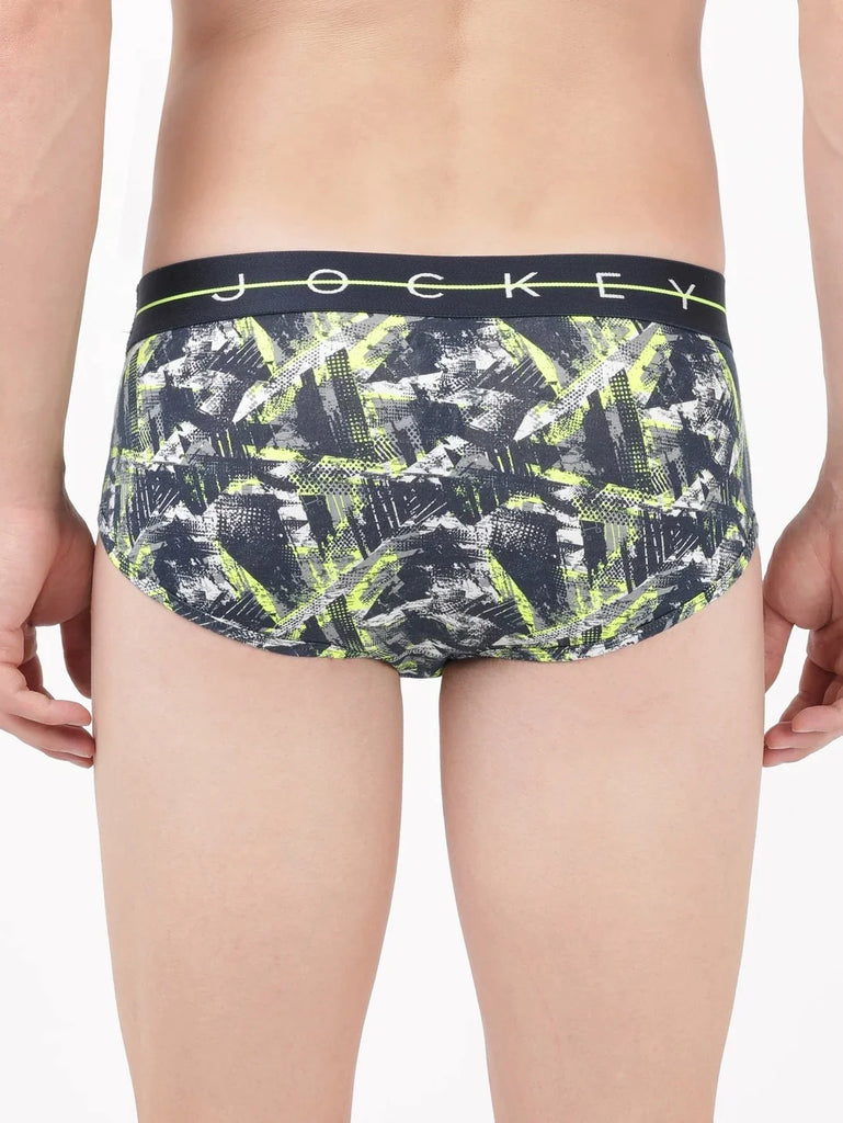 Navy 2 Jockey Printed Brief Underwear