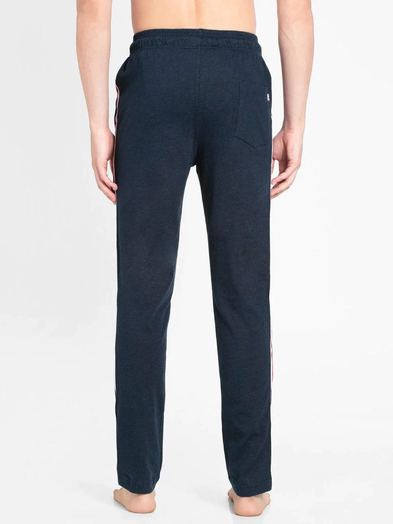 Navy Melange Slim Fit JOCKEY Men's Trackpants