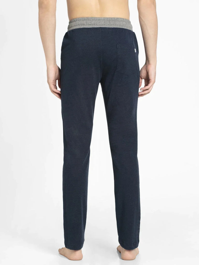 Navy Melange Slim Fit JOCKEY Men's Trackpants