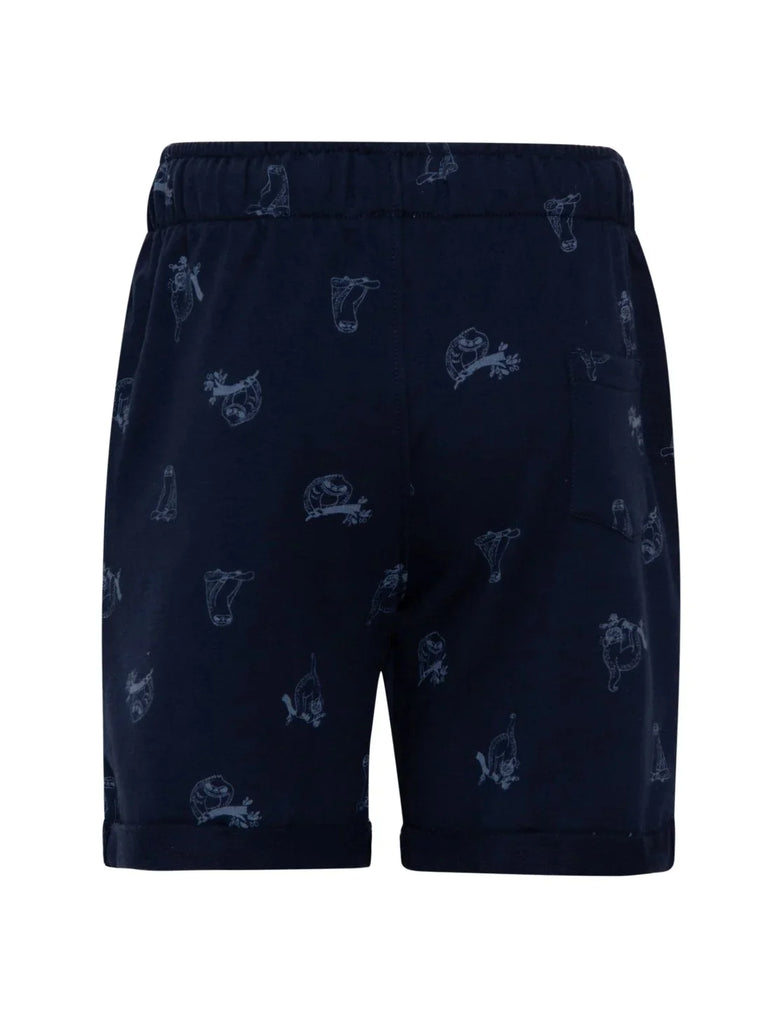 Navy JOCKEY Boy's Printed Shorts