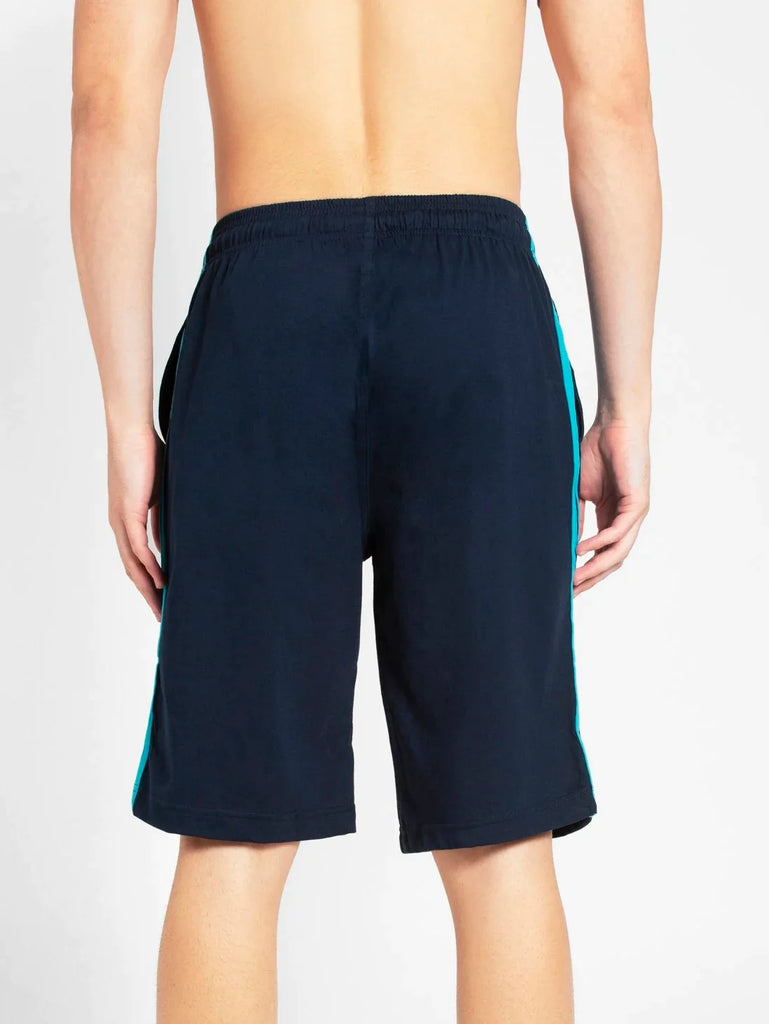 Navy & Scuba Blue JOCKEY Men's Regular Fit Solid Shorts