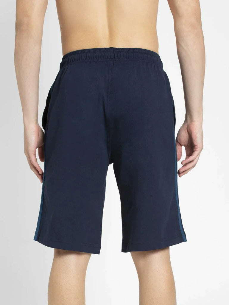 Navy & Seaport Teal JOCKEY Men's Regular Fit Solid Shorts