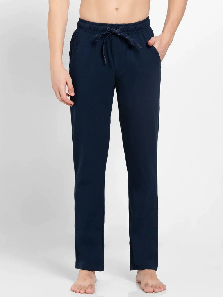 Navy Slim Fit Jockey men's Trackpants 