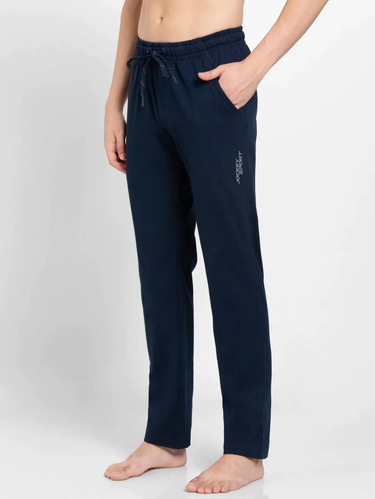 Navy Slim Fit Jockey men's Trackpants 