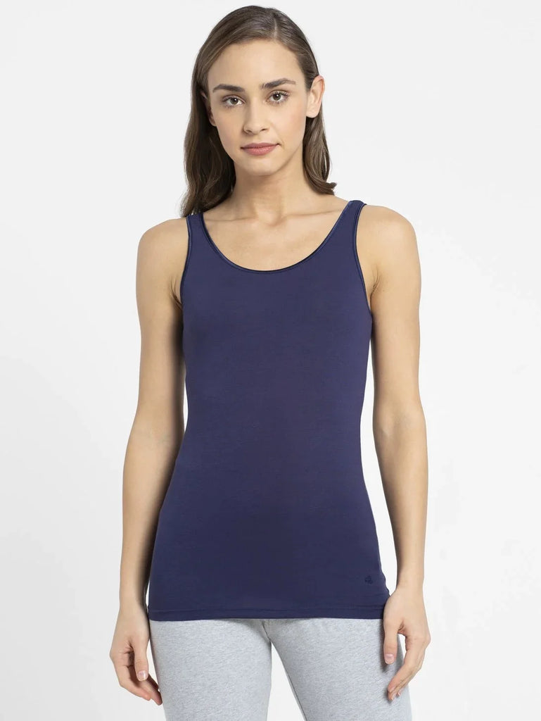 Navy JOCKEY Women's Inner Tank Top