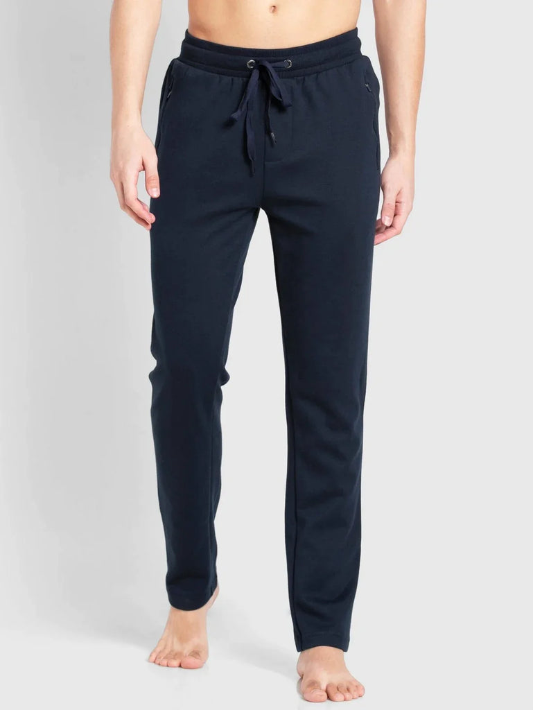 Navy Slim Fit JOCKEY Men's Trackpants