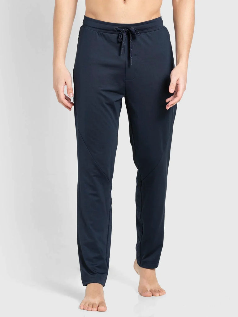 Navy Slim Fit JOCKEY Men's Trackpants