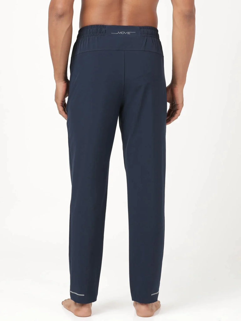 Navy Slim Fit JOCKEY Men's Trackpants 