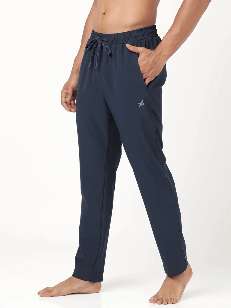 Navy Slim Fit JOCKEY Men's Trackpants 