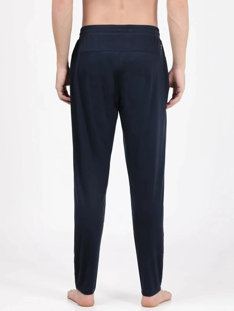 Navy Slim Fit JOCKEY Men's Trackpants 