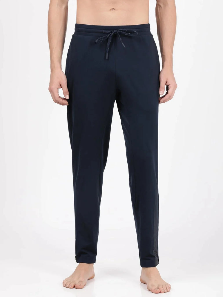 Navy Slim Fit JOCKEY Men's Trackpants 